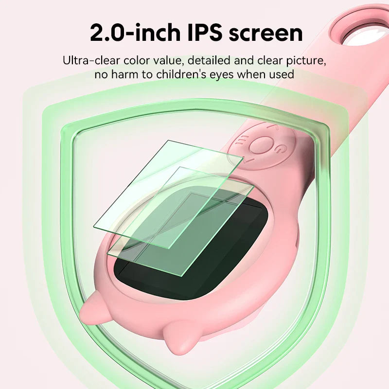 Microscope pour enfants 200MP avec un grossissement de 500x - Jouet éducatif de science pour jeunes explorateurs