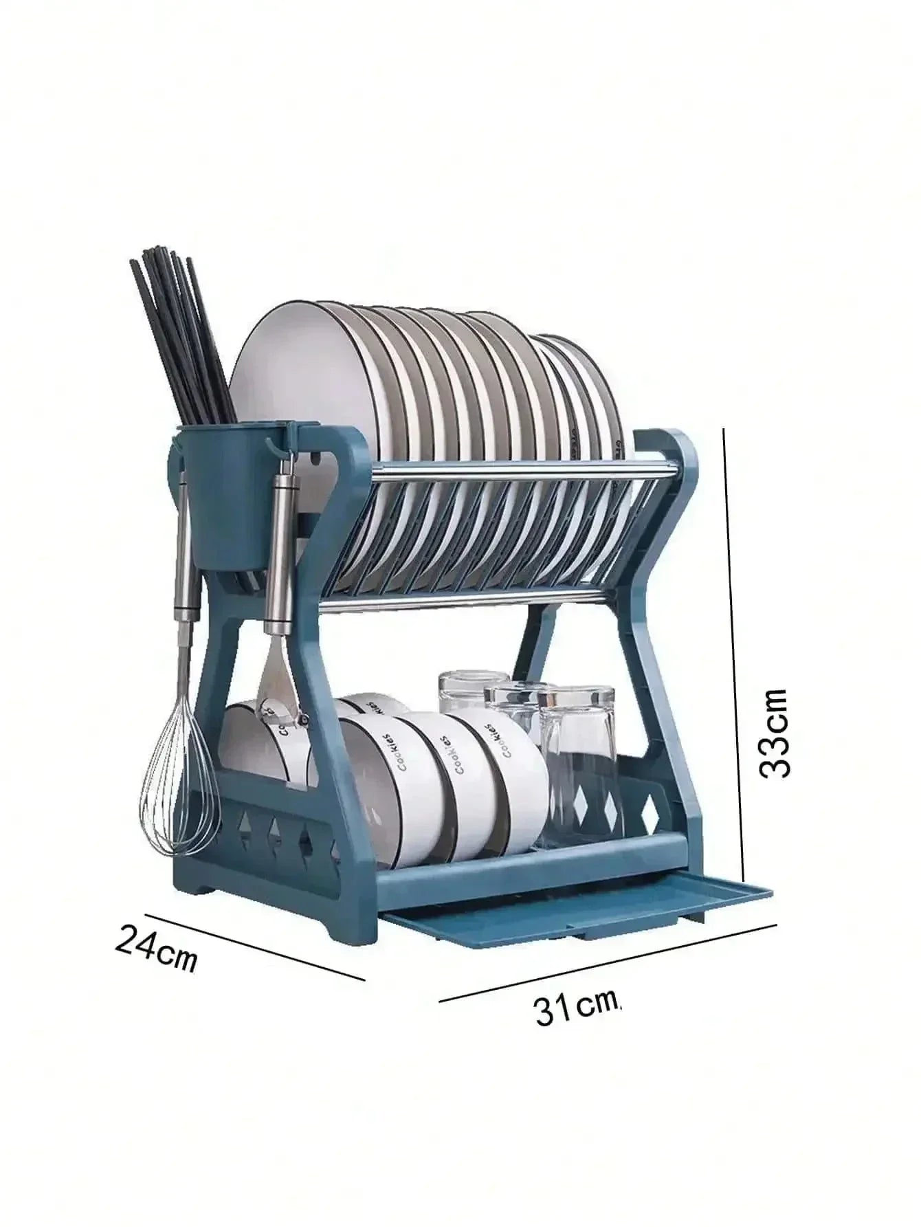 RackMaster – Organisateur de vaisselle pliable