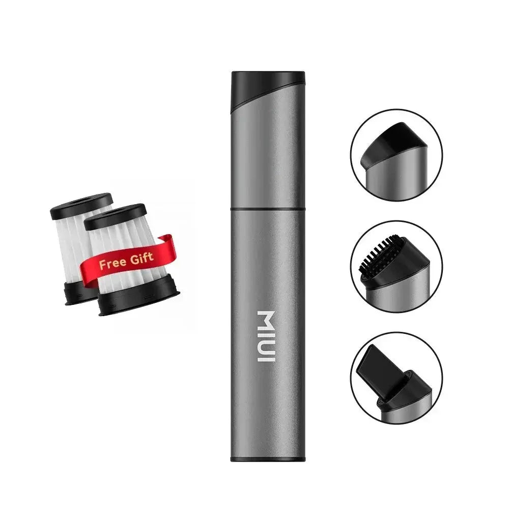 NettoyagePlus - Aspirateur Portable Sans Fil avec 3 Têtes d'Aspiration Rechargeable USB