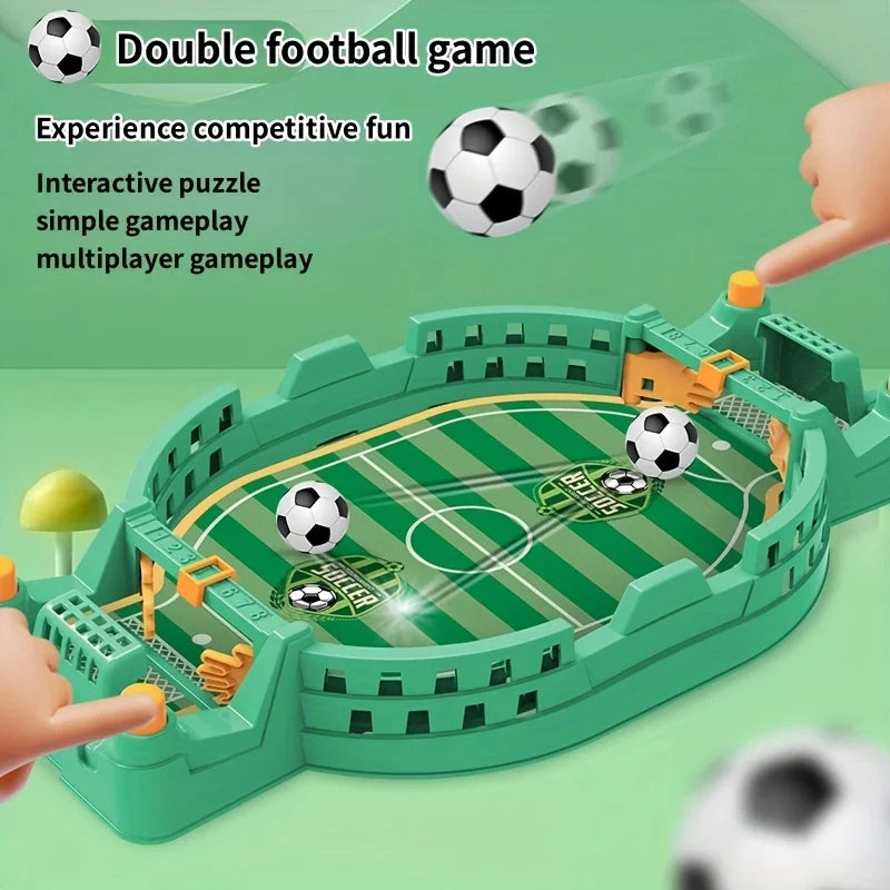 Jeu de football interactif pour enfants - Jeu de table à 2 joueurs, activité parent-enfant, jeu de puzzle portable en bleu/vert