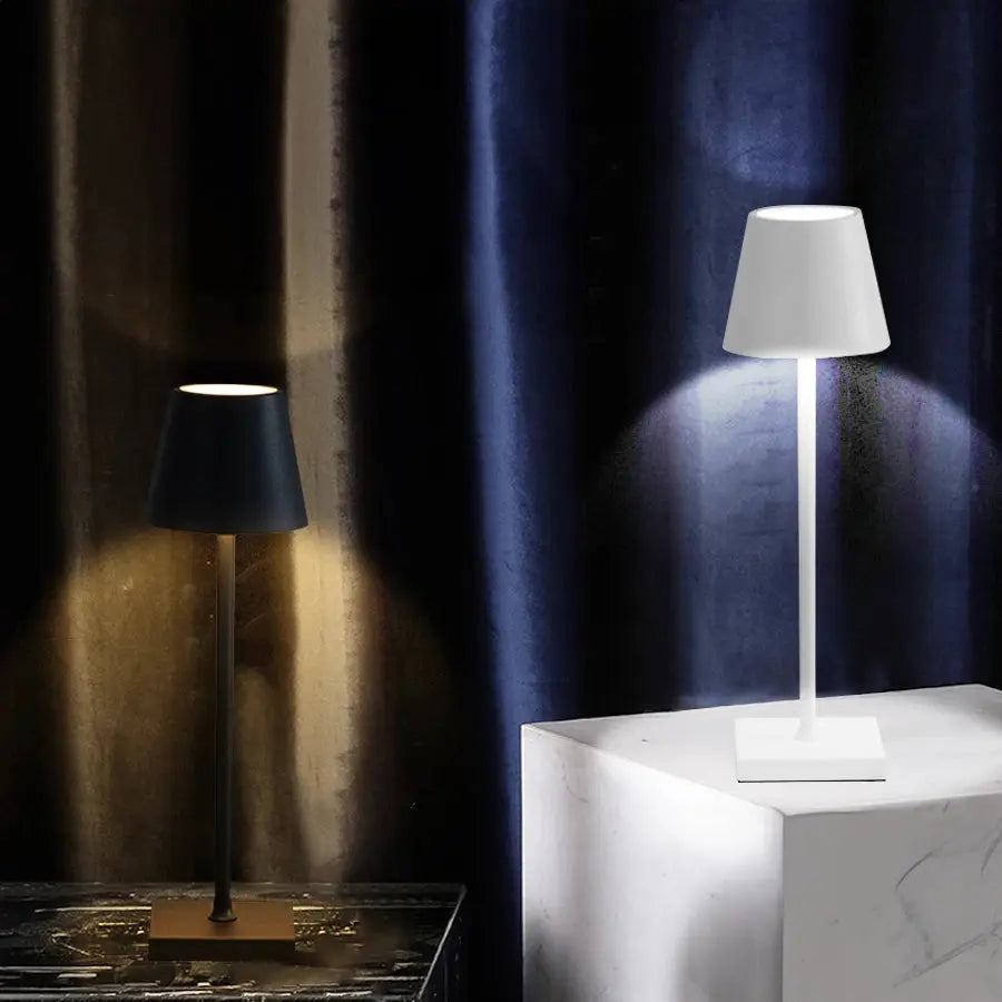 Lumière Éclatante - Lampe de Table Sans Fil Rechargeable