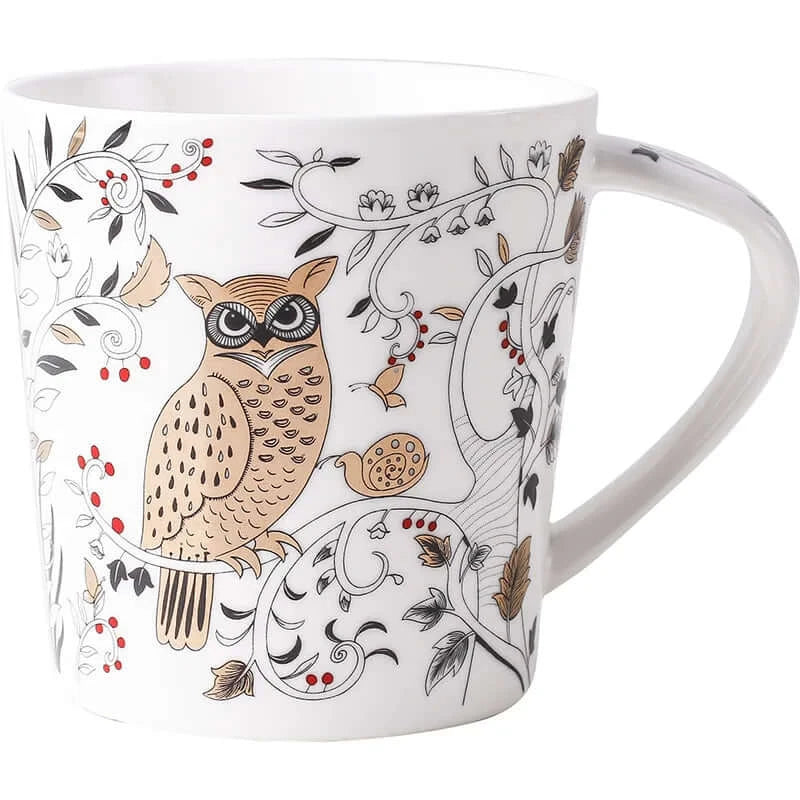 Tasses à café en céramique heureuses