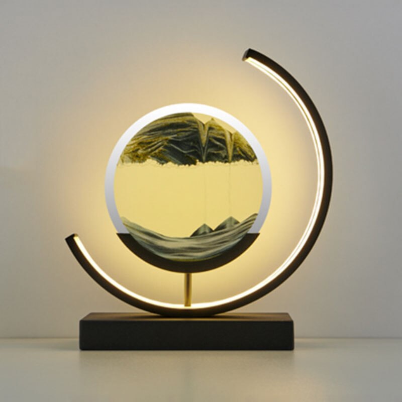 3D-LED-Lampe "Sables du Temps"