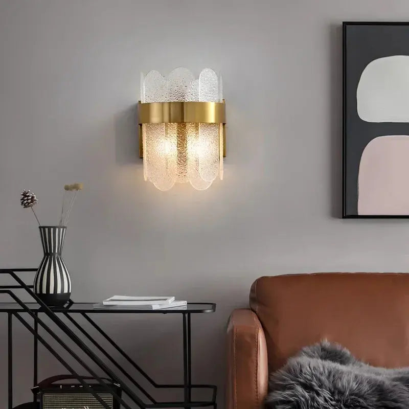 LuxCristal – Applique Murale LED en Cristal Nordique