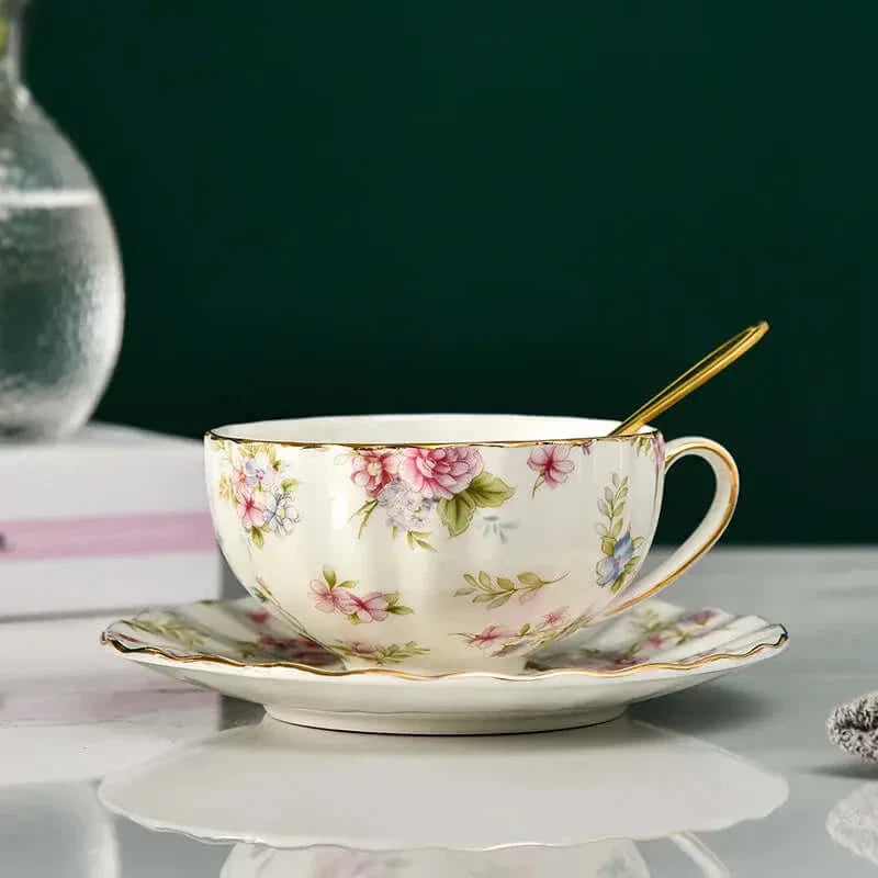 Tasse à café en porcelaine Bone China élégante - Design luxueux et unique