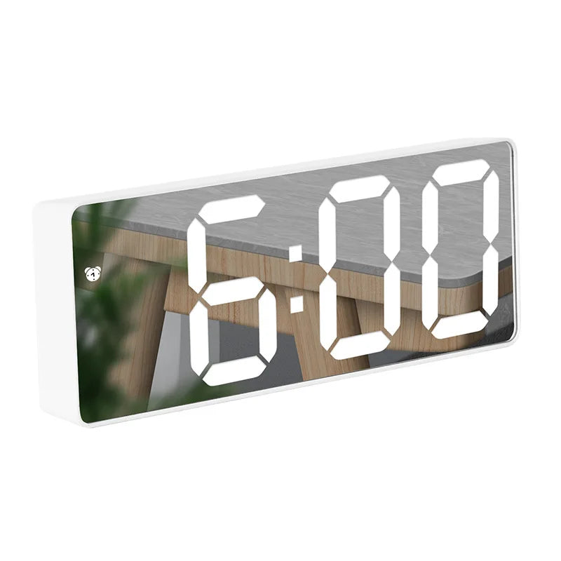 Réveil Miroir LuxTime – Réveil Électronique LED avec Fonction Alarme
