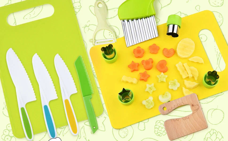Montessori | 13 en 1 ensemble de cuisine pour enfants