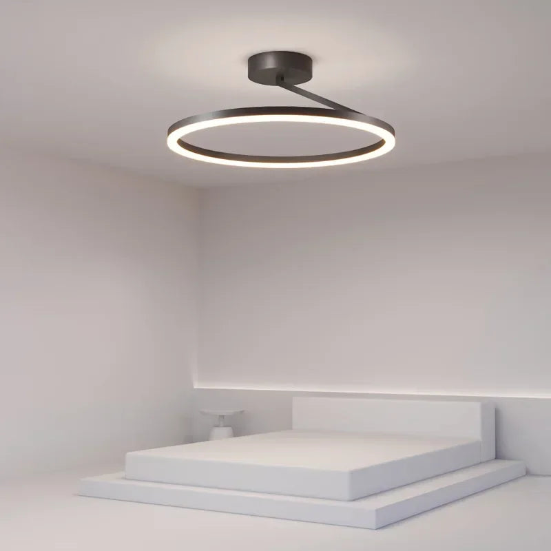 NordLumi – Plafonnier LED Anneau Romantique pour Chambre