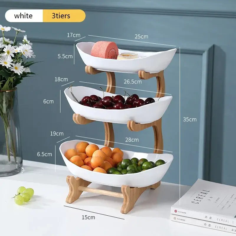 Coupe à fruits empilable élégante - Design compact et durable