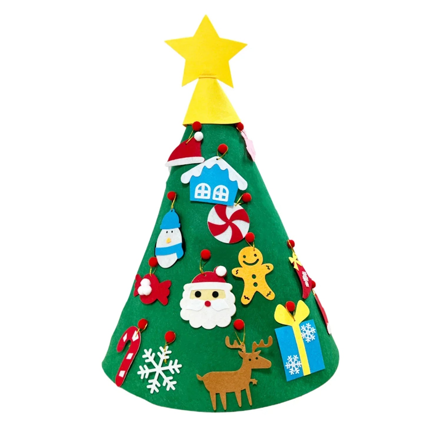 Arbre de Noël en Feutre Créatif – R rendez ces Fêtes Spéciales