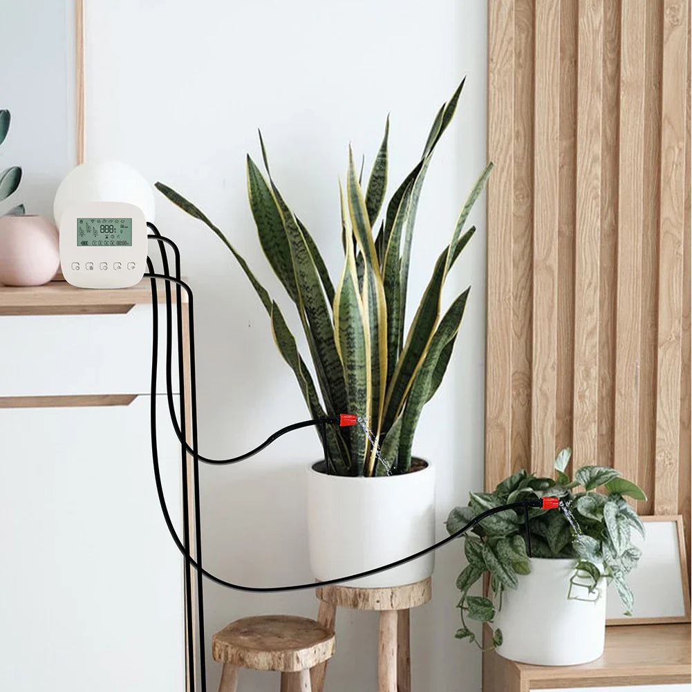 Tuya Smart Water Pump Timer - Contrôle d'arrosage par irrigation micro-goutte WiFi via les applications SmartLife Google Alexa