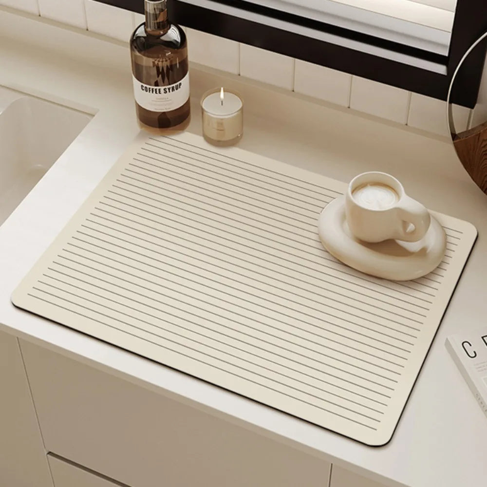 Sieghart | Tapis de comptoir en diatomite antidérapant