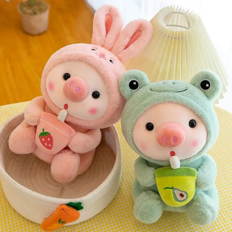 Floroux - Mignon petit porcelet dans un costume de grenouille pour enfants