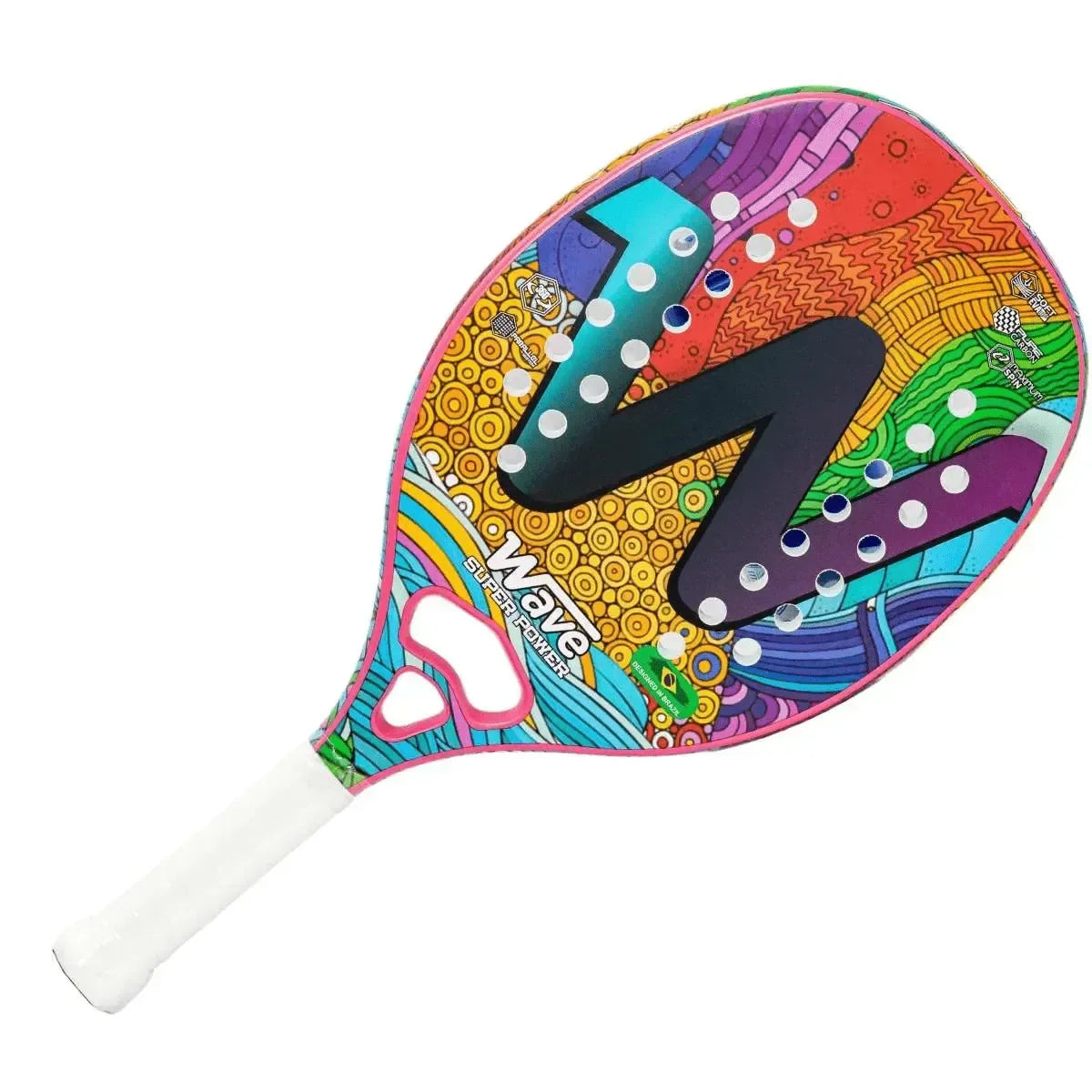 SpinMaster Wave - Luxe Raquette de Tennis de Plage en Graphite