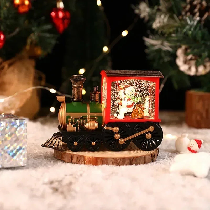TrainEnchanté de Noël magique - Décoration de Noël magique avec LED