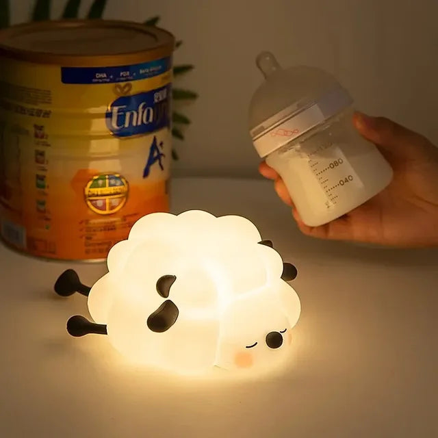 Lampe Squishy - Lampe de nuit LED pour enfants avec 3 niveaux de variation d'intensité