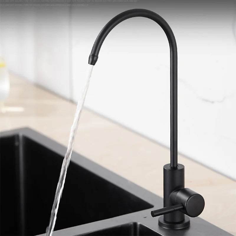 AquaFlow Robinet Purificateur d'Eau Rotatif en Acier Inoxydable 304