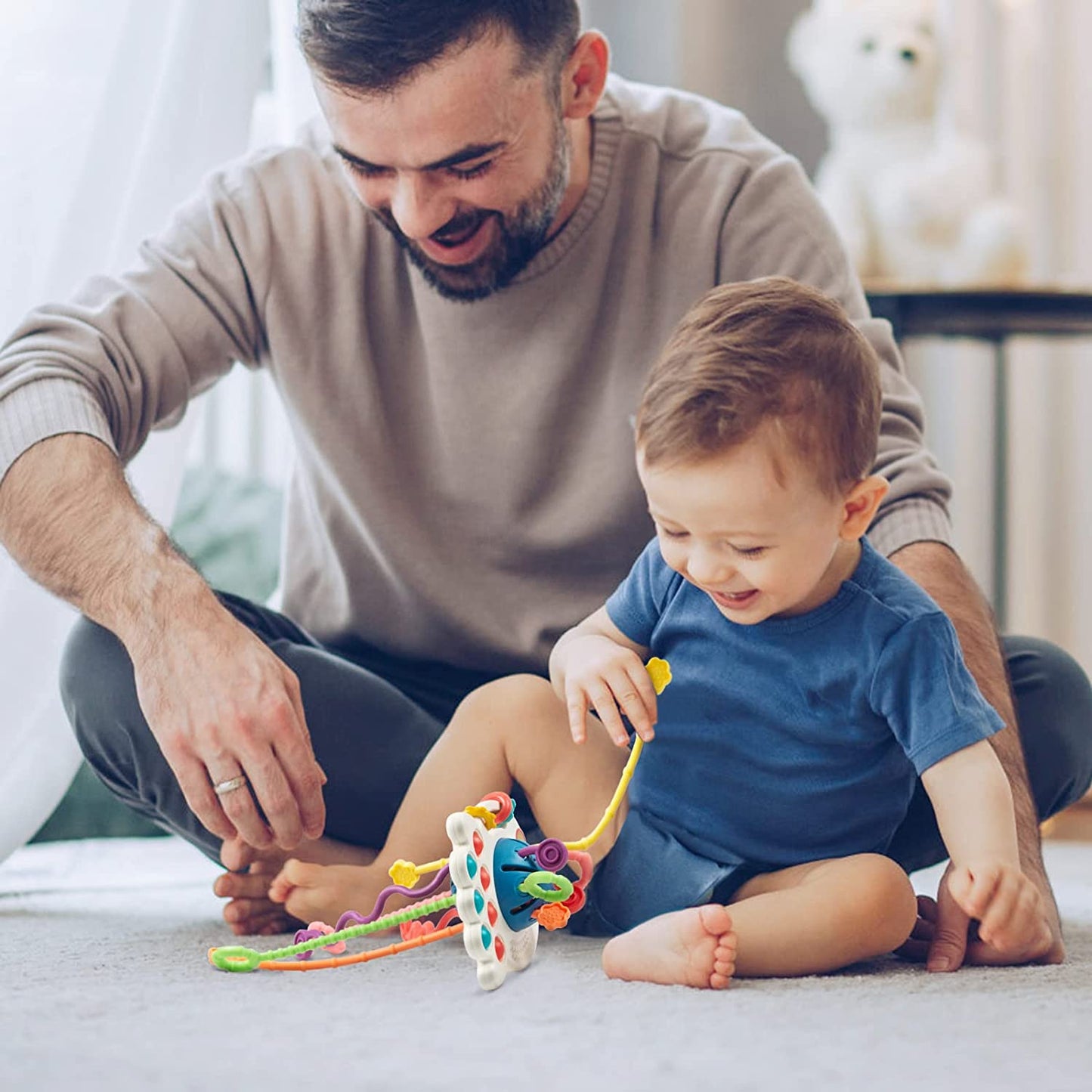 FlexiSpace Jouet - Jouet de Dentition Sensoriel pour Enfants