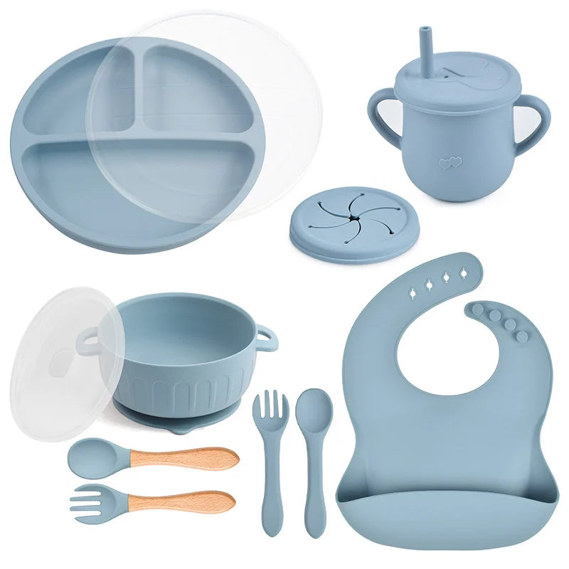 BabyCare Set - Ensemble de vaisselle pour enfants 10 pièces sans BPA