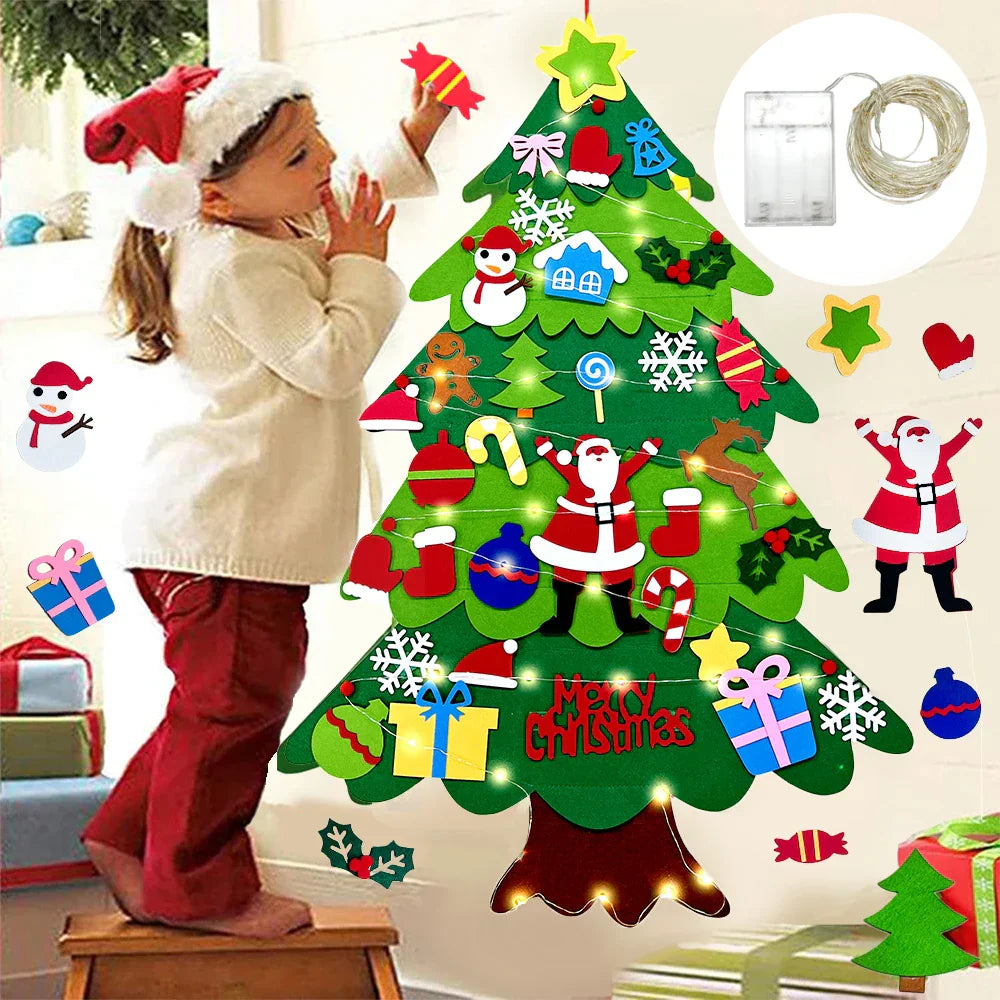 Arbre de Noël en Feutre Créatif – R rendez ces Fêtes Spéciales