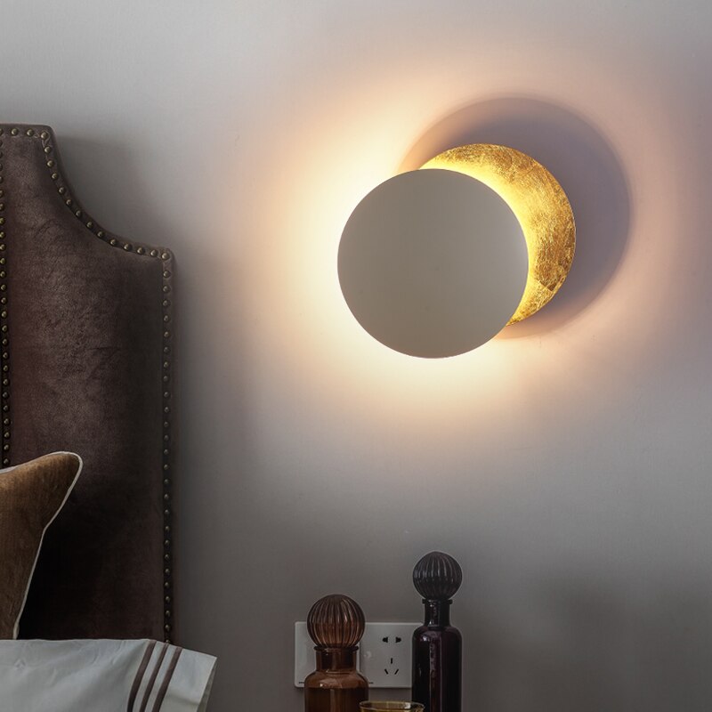 LunaLumi - Applique Murale avec Design Éclipse Solaire
