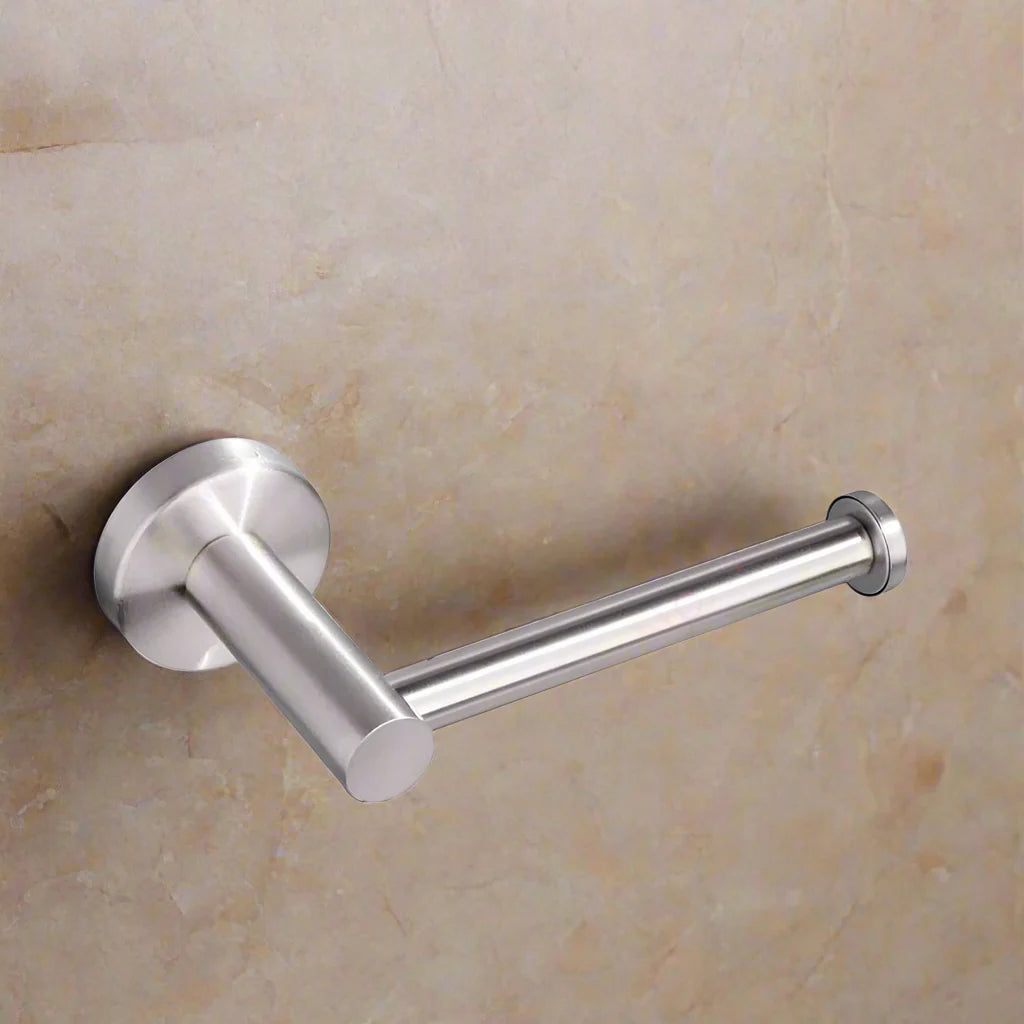 Support de rouleau de papier adhésif en acier inoxydable Stella – Organisateur de salle de bain et de cuisine
