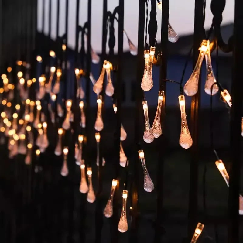 MagicGlow Lampe de Jardin - Guirlande de Fleurs Énergétique Enchantée
