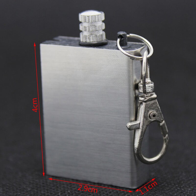 Floroux Stainless Steel Lighter | Permanent Match | Outdoor & Everyday | Reusable