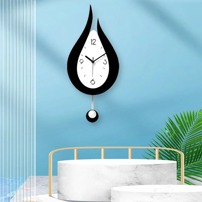 WaterDrop Clock - Pendule minimaliste murale