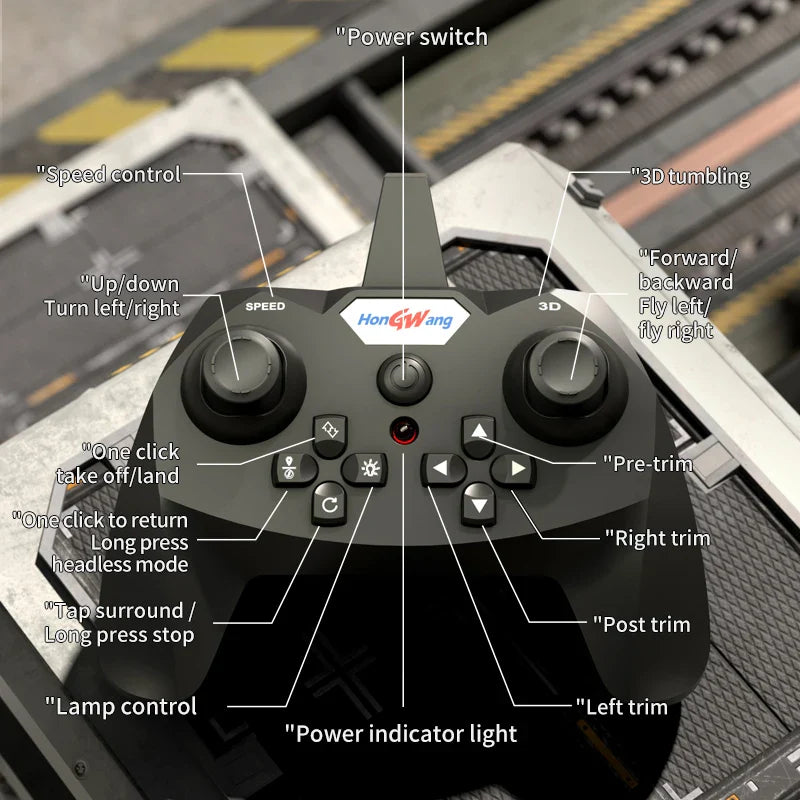 Avion planeur RC EPP Foam 2.4G avec lumières - Avion à détection de gravité pour enfants, facile à piloter
