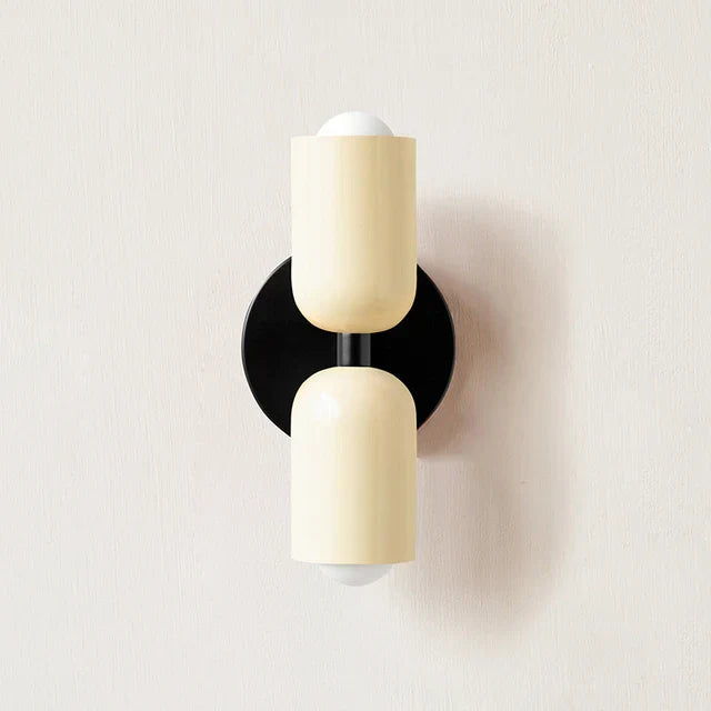 Applique murale double tête nordique minimaliste
