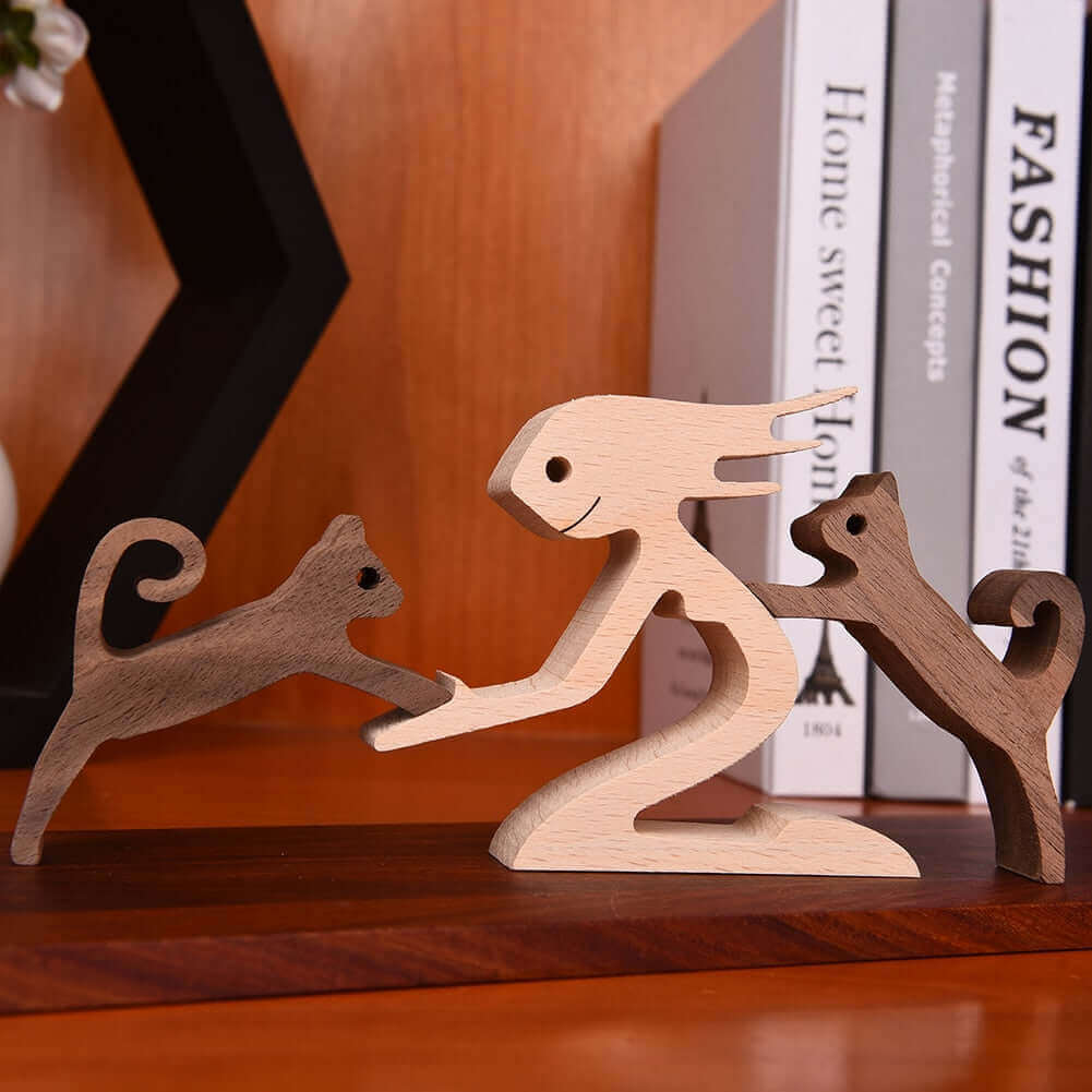 Animaux en bois danois Ornements
