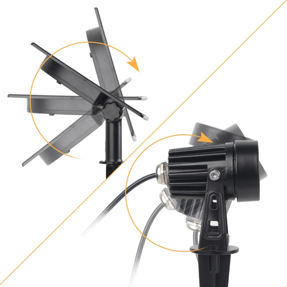 Projecteur solaire étanche IP65 à LED solaire