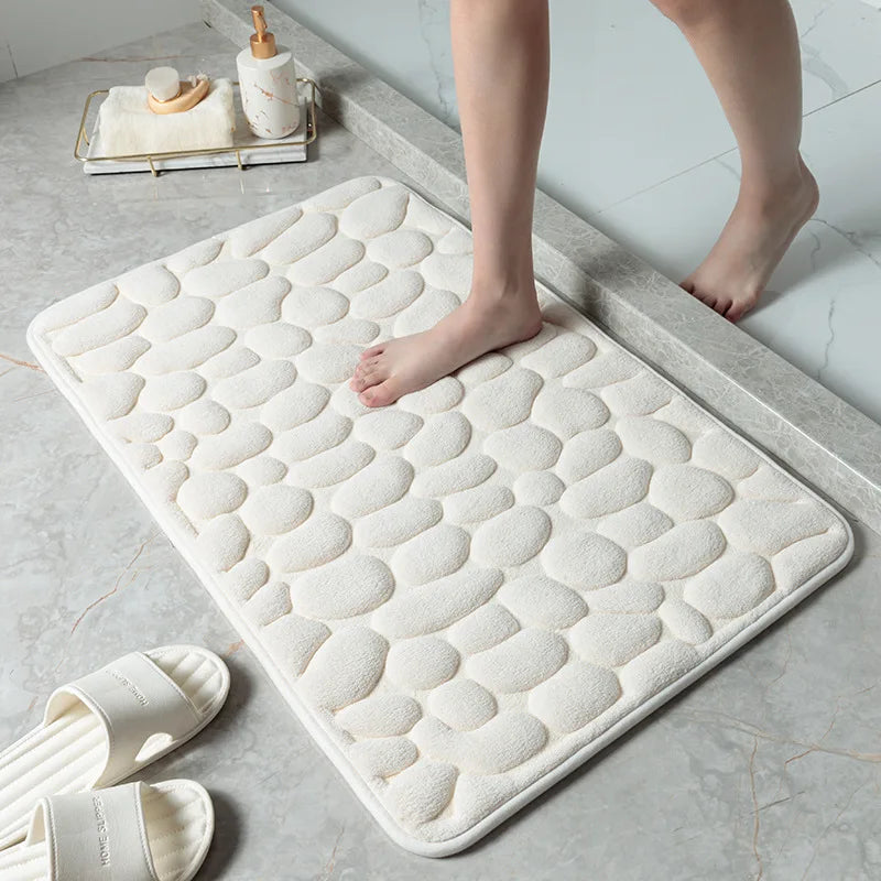 Tapis Mémoire Nuage - Tapis Antidérapant de Salle de Bain en Mousse à Mémoire