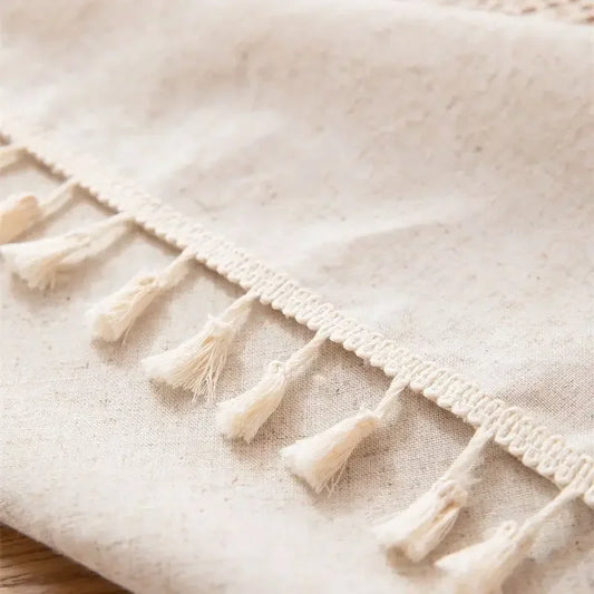 Floroux | Nappe rectangulaire rustique style hollow