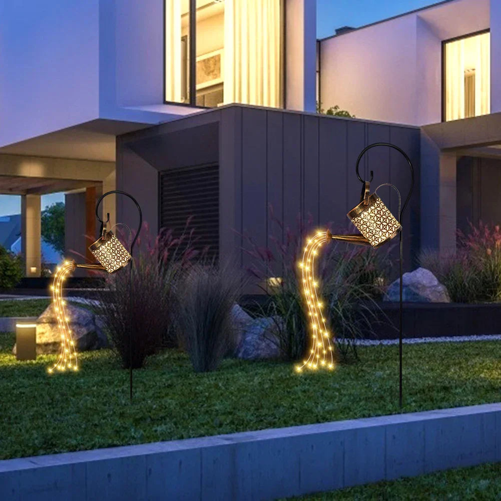 Cascade – Arrosoir illuminé à énergie solaire