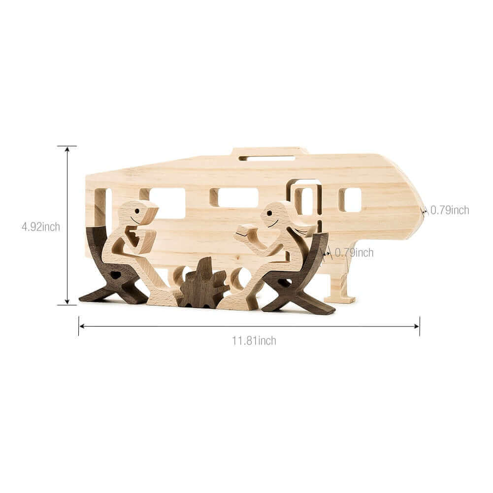Animaux en bois danois Ornements
