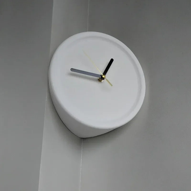 SilentCorner Horloge - Horloge mural silencieux élégant sans perçage