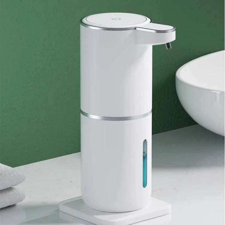 Zai Xiao 380ML Distributeur de savon mousse automatique - Machine de salle de bain intelligente sans contact avec charge USB