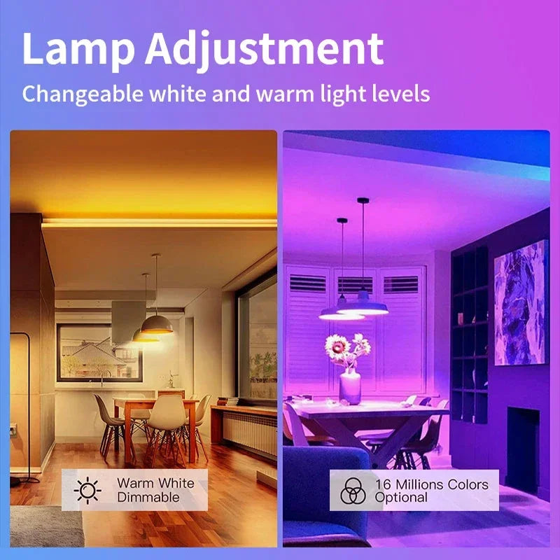 Ampoule LED intelligente Tuya Zigbee E14 - Contrôle WiFi Bluetooth via SmartLife Google Alexa Apps