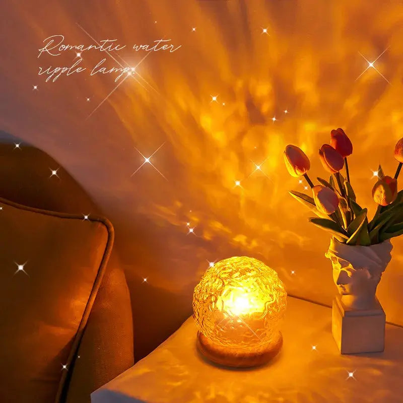 LumiAqua – Lampe Projecteur d'Ondes d'Eau Relaxante