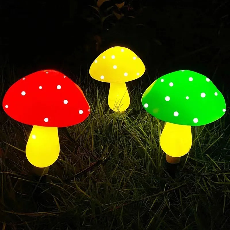 Floroux lampe de jardin LED | Lumière champignon solaire | Étanche et ambiance lumineuse | Décoration pour jardin et chemin