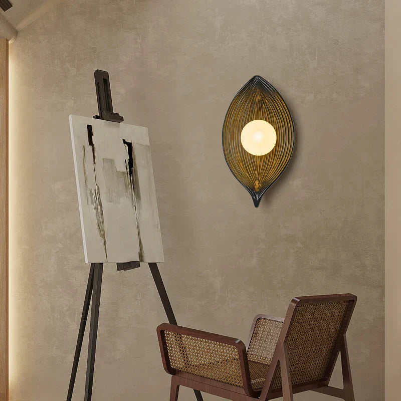 Floroux - Lampe murale LED élégante au design naturel moderne