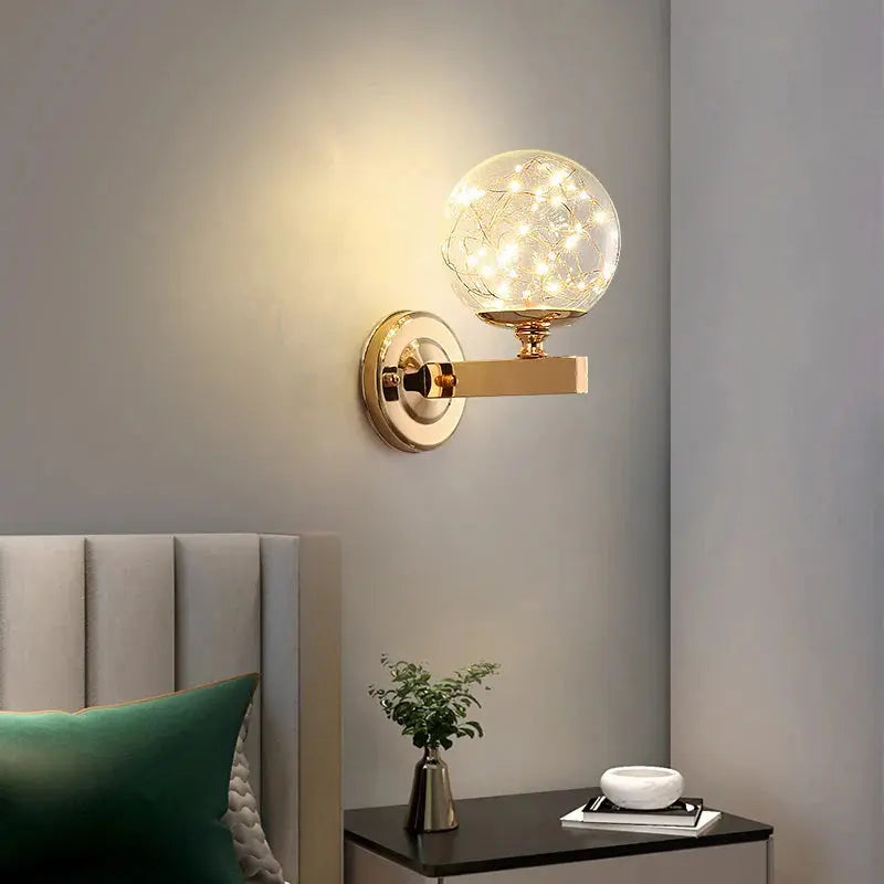 ÉclatVerre - Applique Murale LED en Verre Coloré
