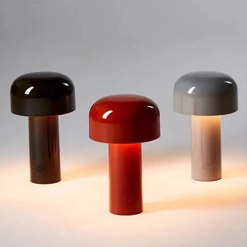 LumiChampignon - Lampe de Chevet LED Multicolore avec Charge USB