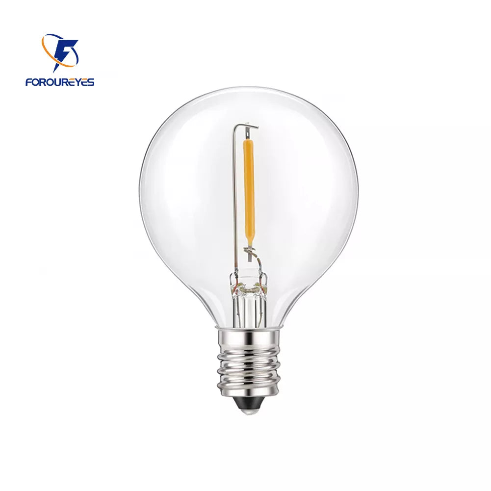 Floroux G40 String Lights | Warm White | Indoor and Outdoor | Terrace and Garden Decoration