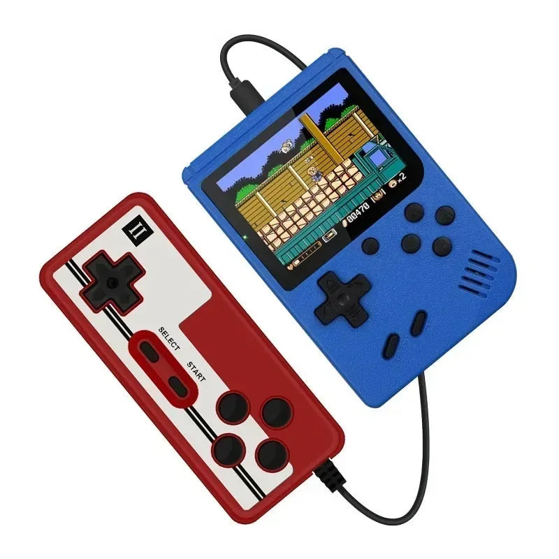 Mini Retro Console de Jeu Portable - Écran LCD de 3,0 Pouces, 500 Jeux 8-Bit Intégrés, Cadeau de Noël Parfait pour les Enfants