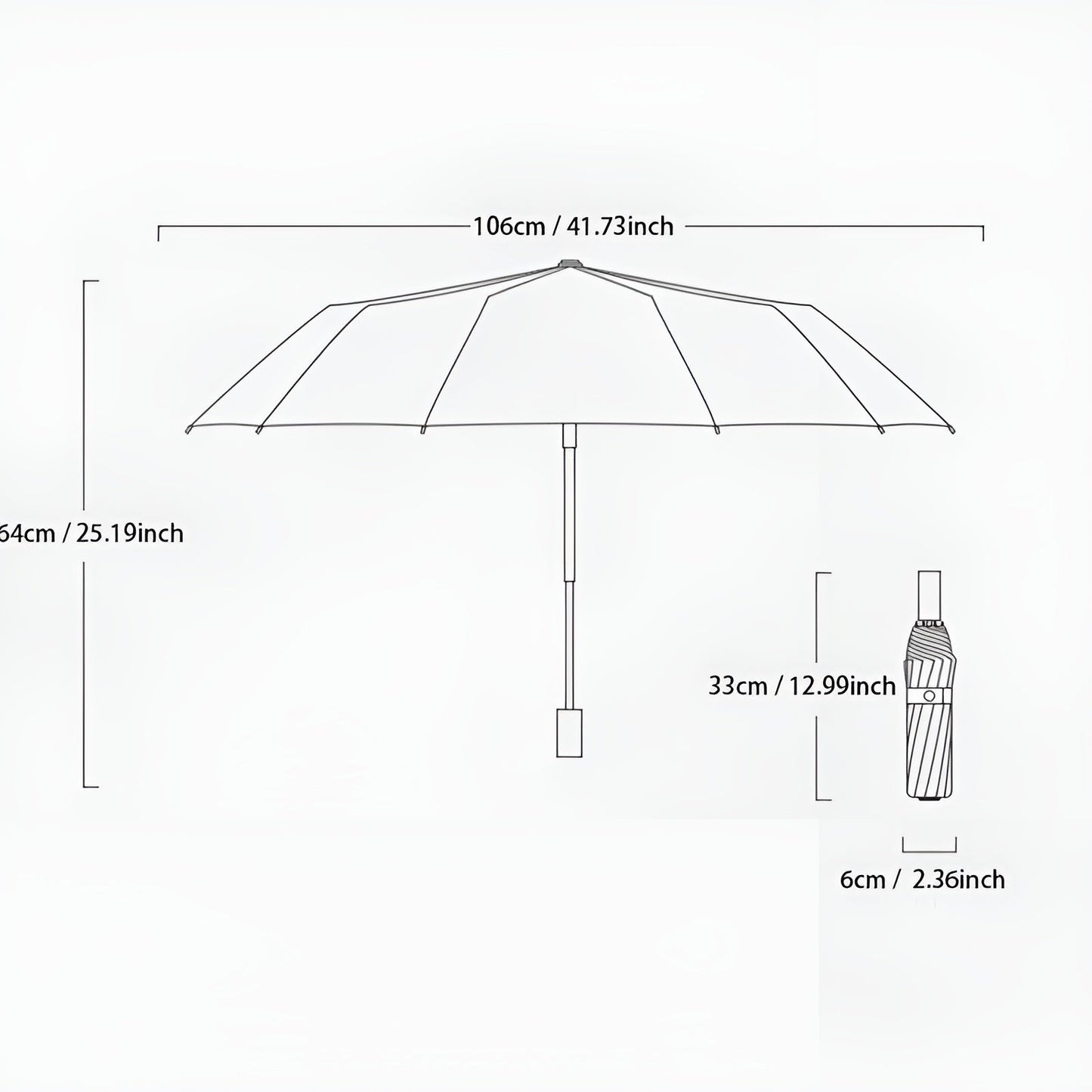 Parapluie durable avec protection UV – StormShield