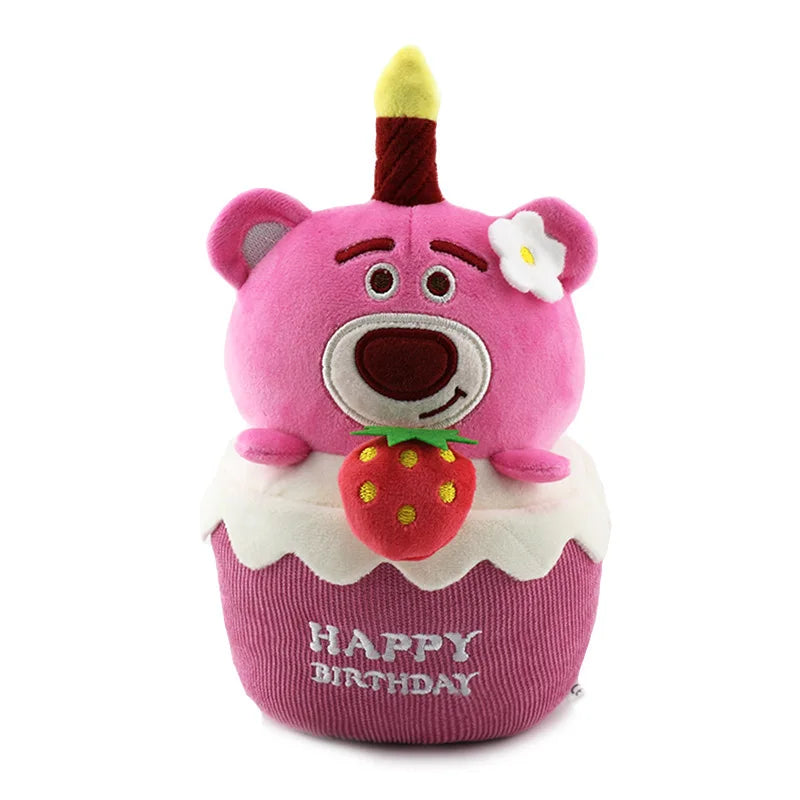 Floroux - Gâteau d'anniversaire en peluche magique avec bougie musicale