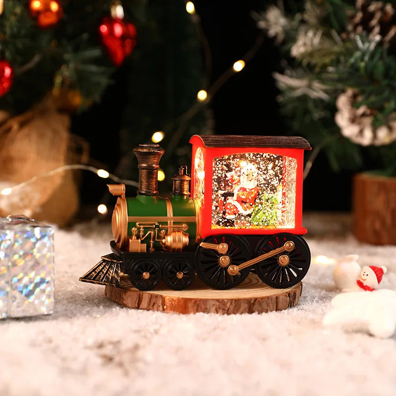 TrainEnchanté de Noël magique - Décoration de Noël magique avec LED